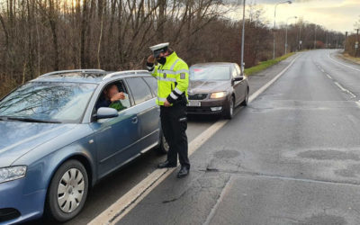 Moravskoslezští policisté kontrolovali napříč krajem řidiče, chodce i cyklisty
