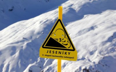 V Jeseníkách platí třetí stupeň lavinového nebezpečí z pětibodové škály