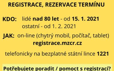 Úředníci pomohou seniorům s registrací