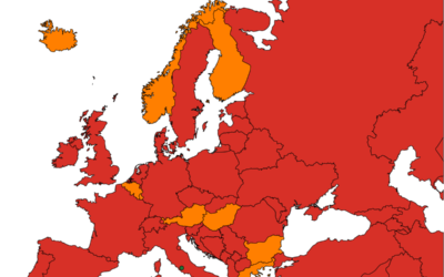 Do oranžové kategorie zemí se přesune Maďarsko a Rakousko