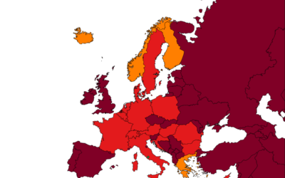 Irsko a Litva se přesunou do červené kategorie zemí, tmavě červené bude nově Chorvatsko a Madeira