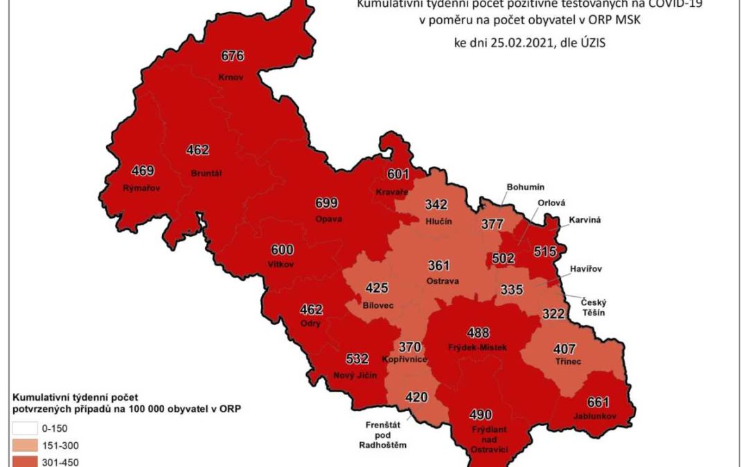 Koronavirus na Bruntálsku: Počet nakažených je 943, zemřelo už 228 lidí!