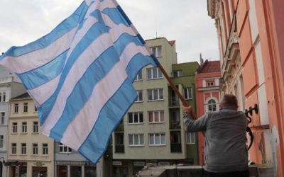 Řecká vlajka upomíná na 200. výročí zahájení boje za nezávislost