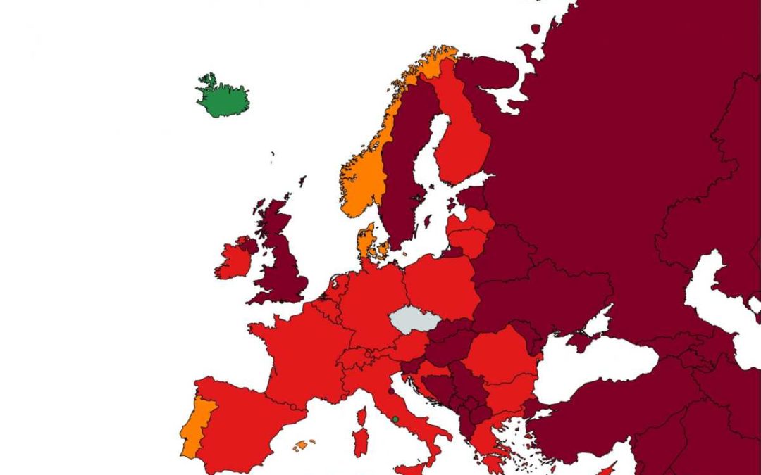 Kypr a Polsko budou nově v tmavě červené kategorii zemí podle míry rizika nákazy. Dánsko, Norsko a Slovinsko budou červené