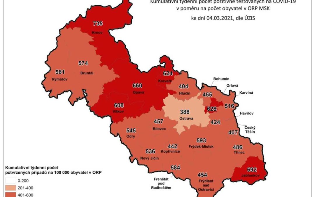 Koronavirus na Bruntálsku: Počet nakažených je 1145, zemřelo už 241 lidí!