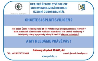 Policie na Bruntálsku hledá nové posily!