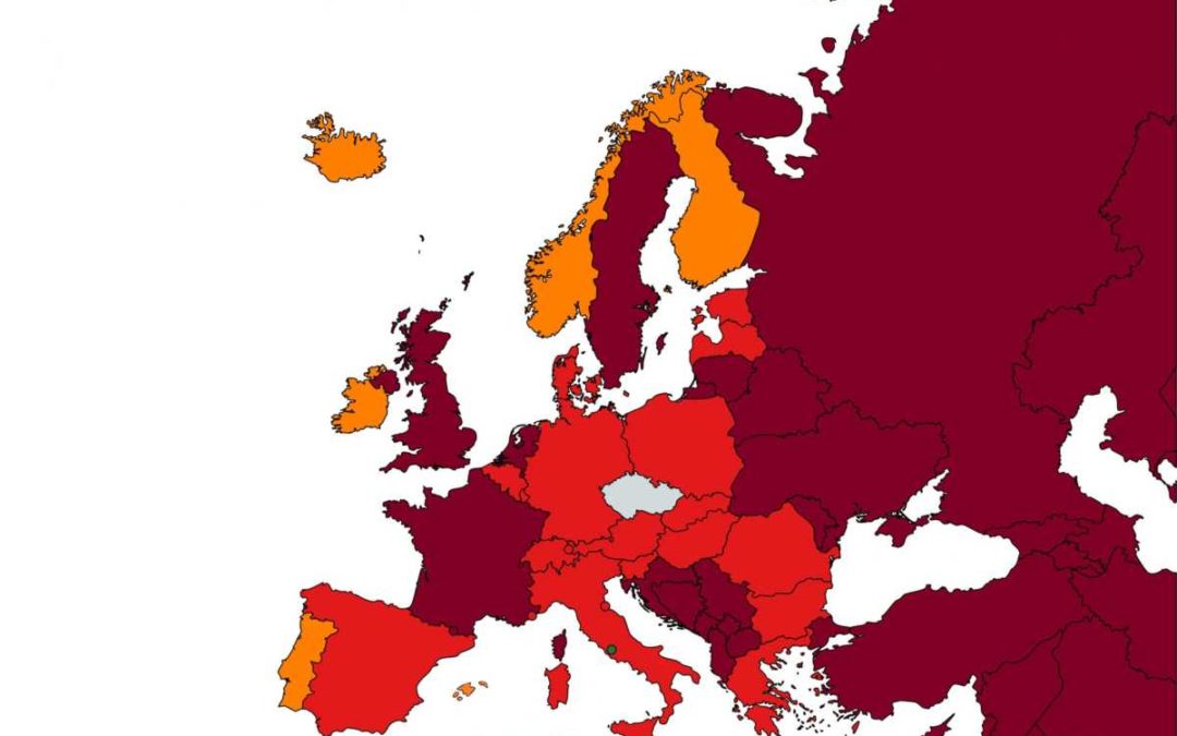 Izrael je nově v zelené kategorii zemí podle míry rizika nákazy. Do oranžové kategorie se přesouvá Slovensko a Kanárské ostrovy