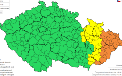 Moravskoslezský kraj opět zasáhnou silné bouřky a přívalové deště