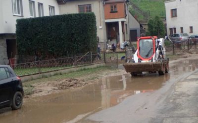 Přívalový déšť znovu zasáhl Opavsko i Šilheřovice