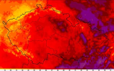 Hrozí bouřky i kroupy, tropy z počátku týdne vystřídá studená fronta