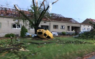 Tornádo zpustošilo sedm obcí na jižní Moravě