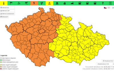 Meteorologové varují před bouřkami a povodněmi
