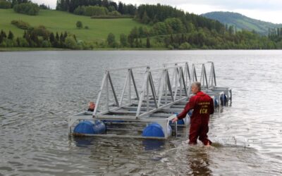 Slezská Harta: Vodní záchranáři připravili mola na sezonu