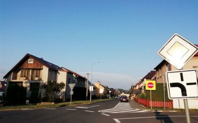 Vančurova ulice v Bruntále je nyní jednosměrná