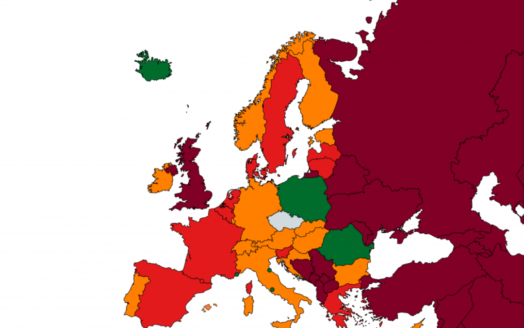 Polsko, Rumunsko a Monako budou nově zařazené v zelené kategorii zemí podle míry rizika nákazy