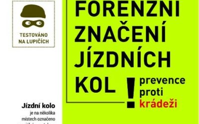 Krnovští strážníci budou opět značit kola