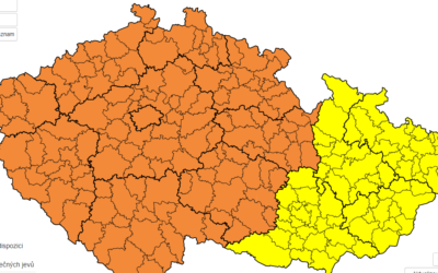 Na Moravě a ve Slezsku hrozí silné bouřky s kroupami