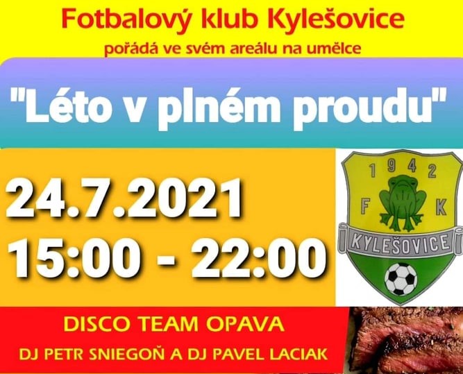 Fotbalový klub Kylešovice pořádá akci “Léto v plném proudu”