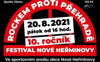 Festival „Rockem proti přehradě“ v Nových Heřminovech se koná už podesáté