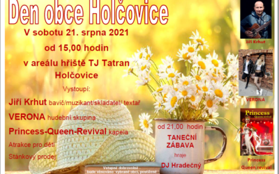 Den obce v Holčovicích nabízí pestrý program, vystoupí Verona a Princess Quuen revival