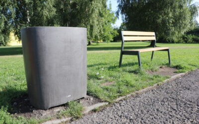 Krnov: V městském parku přibyly nové koše