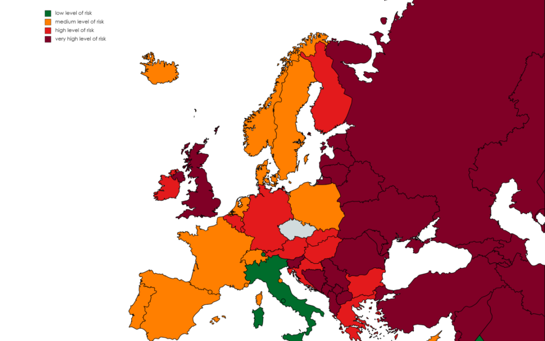 Španělsko bude nově v zelené kategorii podle míry rizika nákazy. Kypr, Nizozemsko a Polsko budou naopak červené