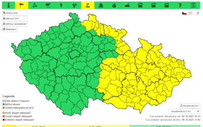 Meteorologové varují před silným větrem