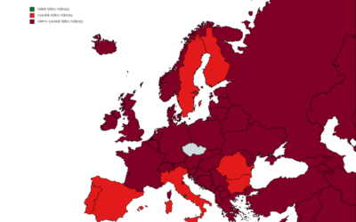 Francie a Madeira budou nově v tmavě červené kategorii zemí podle míry rizika nákazy