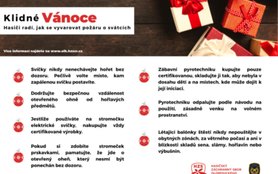HASIČI RADÍ: Užijte si Vánoce v klidu a pohodě