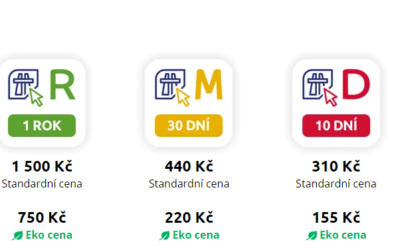 Zkontrolujte si dálniční známku. Za jízdu bez ní hrozí pokuty