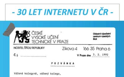 Česká republika slaví v těchto dnech 30 let připojení k internetu