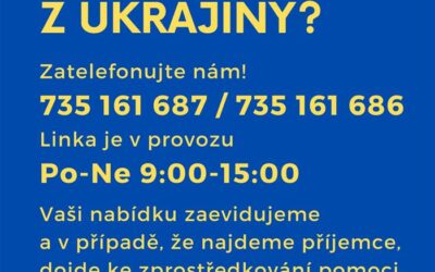 Vzniká databáze nabídek pomoci uprchlíkům z Ukrajiny