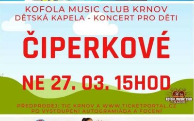 Dětské hudební představení Čiperkové proběhne v Kofola music club