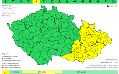 Moravu a Slezsko zasáhnou silné bouřky