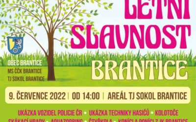 Již tradiční letní slavnost se koná v areálu TJ Sokol Brantice