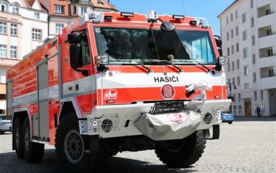 Krnov: Nová stříkačka má nadstandardní vybavení