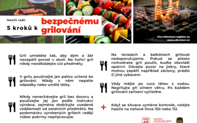 HASIČI RADÍ: Gril čistěte po každém použití