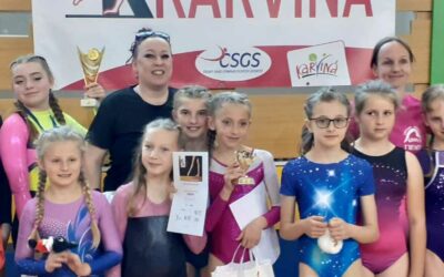 Krnovské gymnastky zářily v Karviné