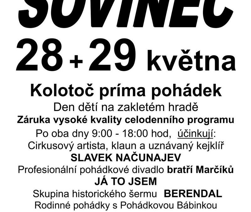 Hrad Sovinec zve návštěvníky na velkolepý rytířský turnaj