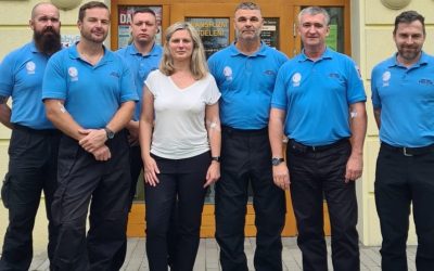 Kolektiv pracovníků Městské policie Krnov opět společně daroval krev
