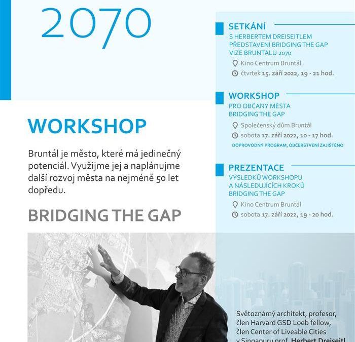 Herbert Dreiseitl a jeho tým představí v Bruntále Bridging the Gap, občané jsou srdečně zváni