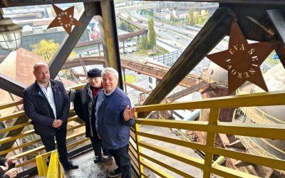 Na schodišti slávy v Ostravě mají nově své hvězdy Eva Šeinerová a Viktor Kolář