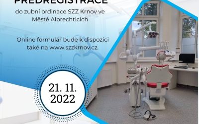 Registrace do zubní ambulance proběhne v budově nemocnice Město Albrechtice