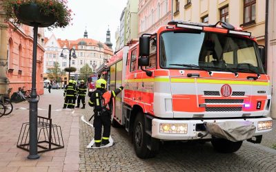 Krnov: V budově radnice hořelo. Naštěstí jen „jako“