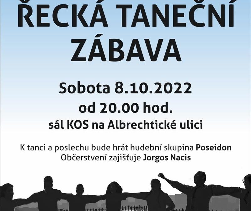 Řecká zábava proběhne v sále KOS Krnov
