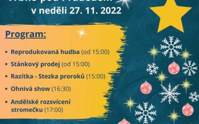 První adventní neděli se rozzáří vánoční strom ve Vrbně pod Pradědem