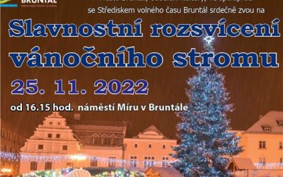 Bruntálské náměstí zdobí vánoční strom, rozsvítí ho příští pátek