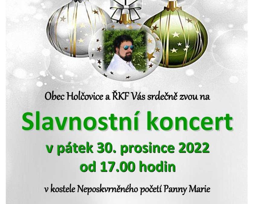 Obec Holčovice zve na slavnostní koncert