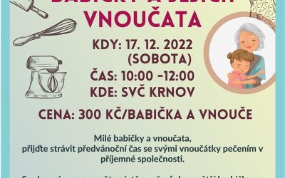 Středisko volného času zve na „Kurz pečení pro babičky a jejich vnoučata“