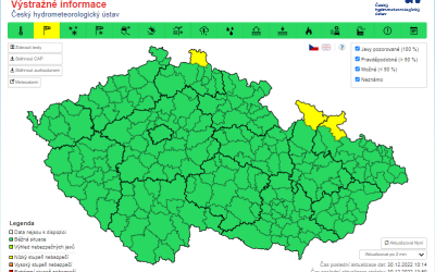 Bruntálsko: Meteorologové varují před větrem